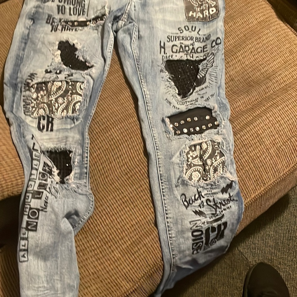 Jeans copper rivet bring hard 34/32